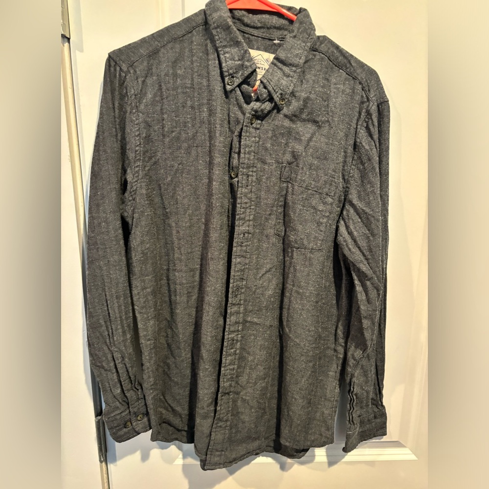 Solid Color Men’s Flannel Material - (Size: M)